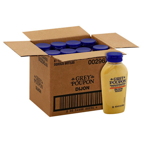 Grey Poupon Dijon Mustard, 10 Ounce -- 8 per case.