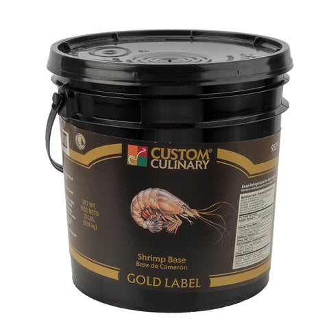 Custom Culinary Gold Label Shrimp Base, 20 Pound.