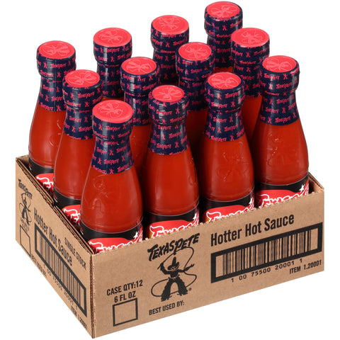 Texas Pete Hotter Hot Sauce, 6 Ounce -- 12 per case