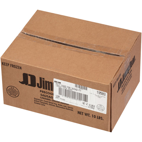 Jimmy Dean SAUSAGE PORK PATTY PRECOOKED THICK 1.5 OZ 10000019503