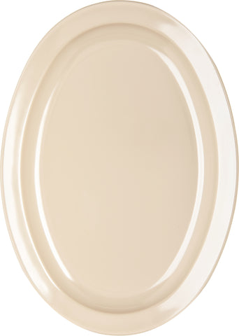 Carlisle PLATTER TRAY OVAL KINGLINE™ MELAMINE TAN 13.5X9.75
