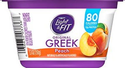 Yogurt Greek Peach Light & Fit