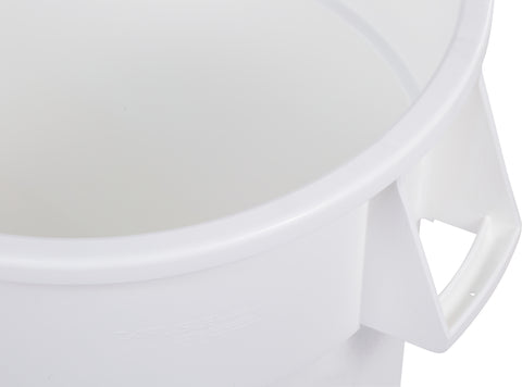Bronco CONTAINER WASTE BRONCO™ ROUND TRASH CONTAINER WHITE 55 GAL