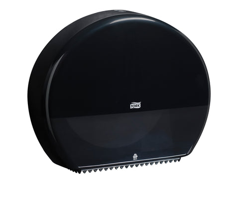 Dispenser Bath Tissue Plastic Black Jumbo