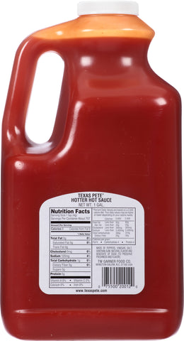 Texas Pete Hotter Hot Sauce, 1 Gallon -- 4 per case.