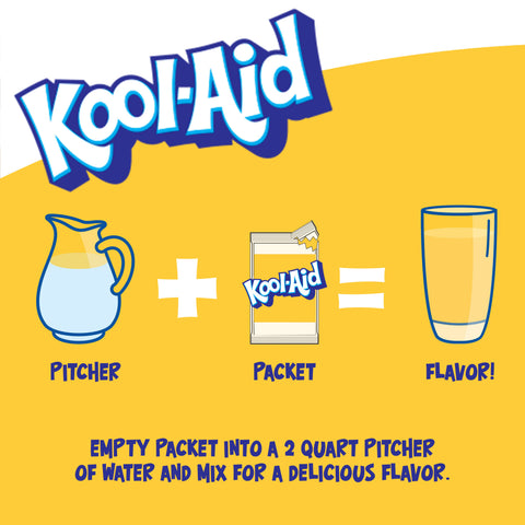 Kraft Kool Aid Lemonade Beverage, 0.23 Ounce -- 192 per case.