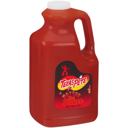 Texas Pete Hotter Hot Sauce, 1 Gallon -- 4 per case.