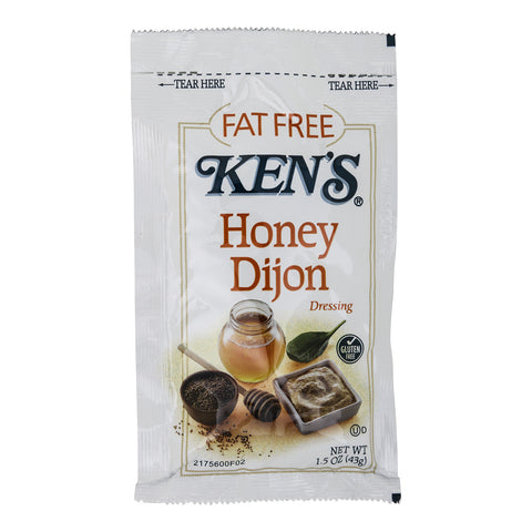 Ken's Foods DRESSING HONEY DIJON FAT FREE SINGLE SERVE POUCH