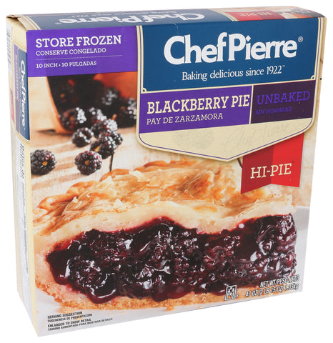 Pie Fruit Blackberry Hi Unbaked 10