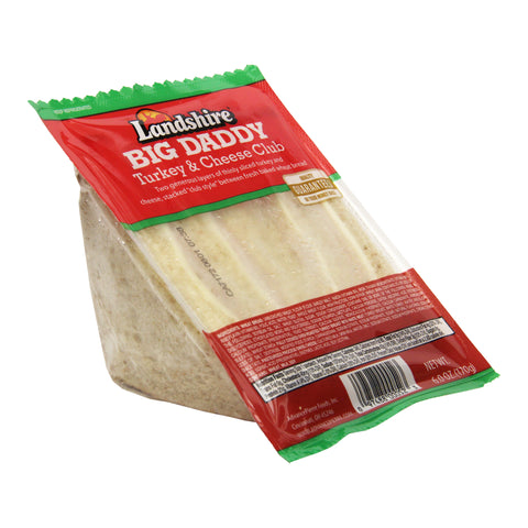 Landshire Big Daddy® SANDWICH TURKEY & CHEESE CLUB 6 OZ 10000001452