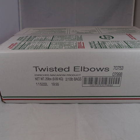 Pasta Elbow Macaroni Twisted