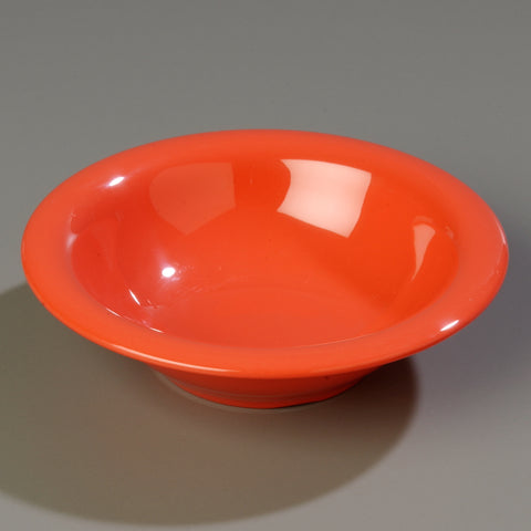 Carlisle BOWL RIMMED DURUS® MELAMINE SUNSET ORANGE 12 OZ