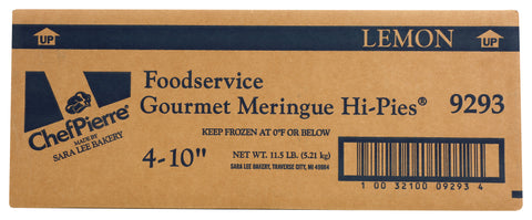 Chef Pierre PIE LEMON MERINGUE HI W/ DOMES 10