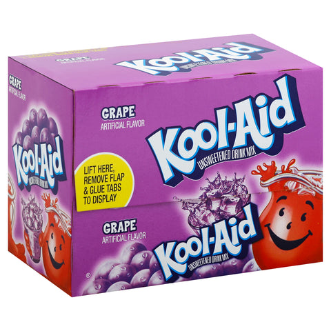 Kraft Kool Aid Grape Beverage, 0.14 Ounce -- 192 per case.