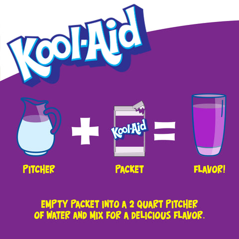 Kraft Kool Aid Grape Beverage, 0.14 Ounce -- 192 per case.