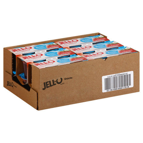 Jell-O GELATIN STRAWBERRY SUGAR FREE SNACKPAK