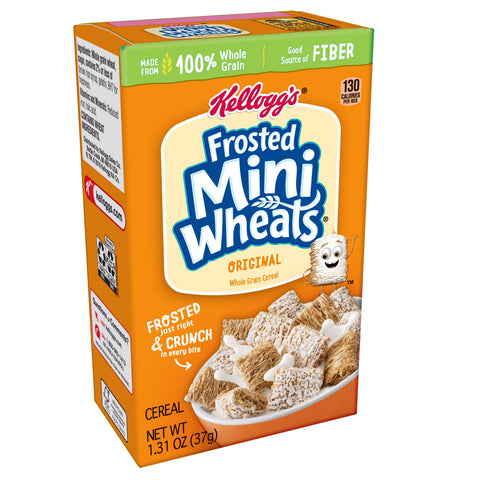 Kelloggs Cereal Frosted Miniature Wheat Base, 1.31 Ounce Each -- 70 Per Case