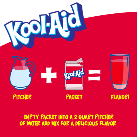 Kraft Kool Aid Cherry Beverage, Unsweetened, 0.13 Ounce -- 192 per case.