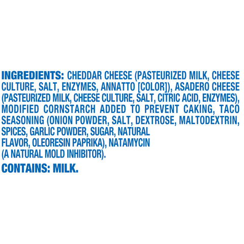 Kraft KRAFT SHRED MEXICAN TACO