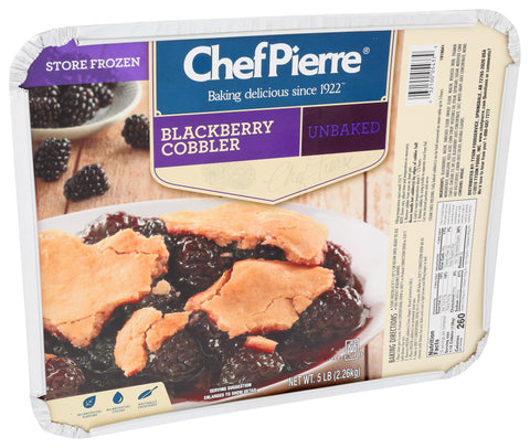 Sara Lee Chef Pierre Blackberry Cobbler, 5 Pound -- 4 per case.