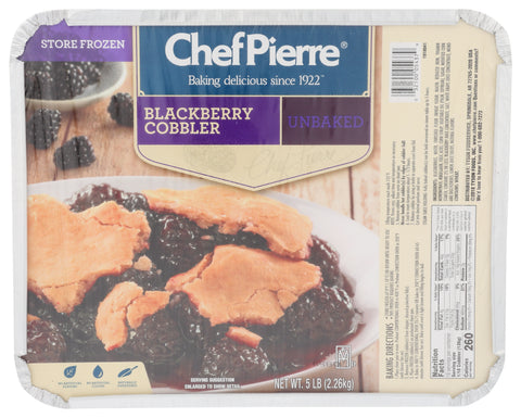 Sara Lee Chef Pierre Blackberry Cobbler, 5 Pound -- 4 per case.