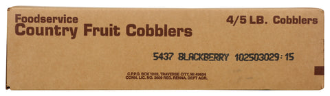 Sara Lee Chef Pierre Blackberry Cobbler, 5 Pound -- 4 per case.