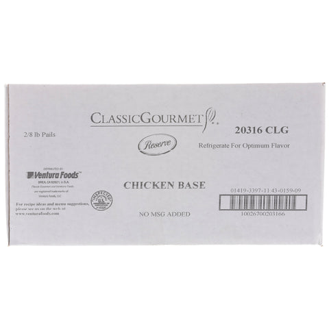 Ventura Foods Classic Gourmet Real Chicken Base, 8 Pound -- 2 per case.