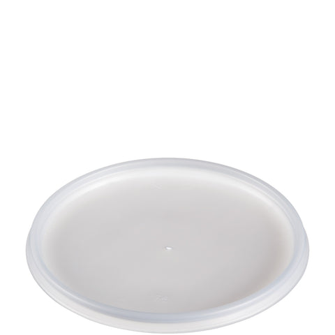 Dart Container Expanded Polystyrene Foam Translucent Vented Lid for Clear Cup -- 500 per case
