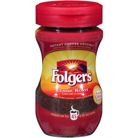 Folgers® FOLGERS COFFEE INST PLSTC  12/3 Z
