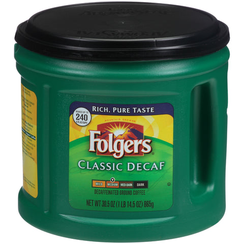 Folgers® COFFEE CLASSIC ROAST DECAF