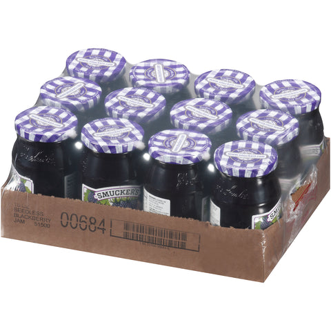 Smucker's® JAM BLACKBERRY SEEDLESS GLASS JAR