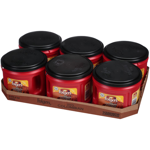 Coffee Ground Colombian Canister