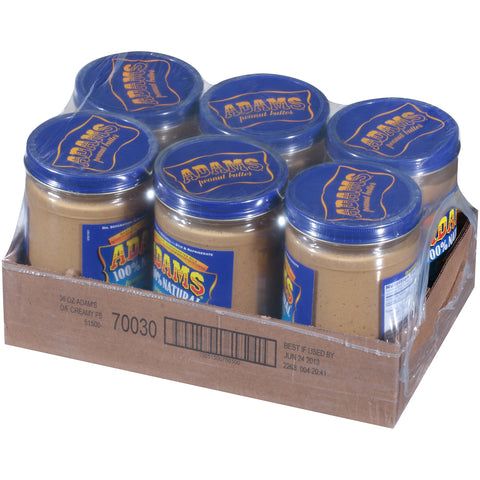 Adams PEANUT BUTTER CREAMY NATURAL