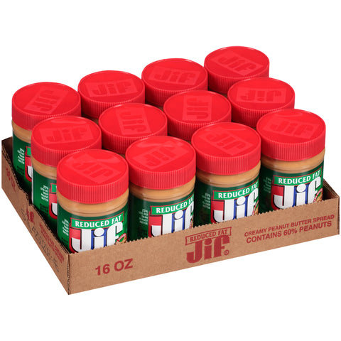 Jif Creamy Peanut Butter, 16 Ounce -- 12 per case.