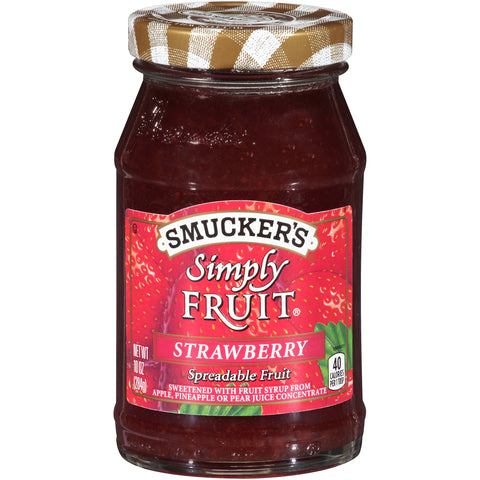 Simply Fruit PRESERVES STRAWBERRY GLASS JAR
