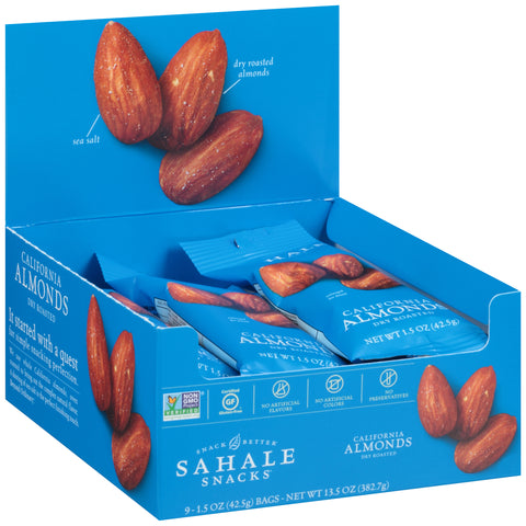 Sahale Snacks ALMOND CALIFORNIA CADDY 9-PACK