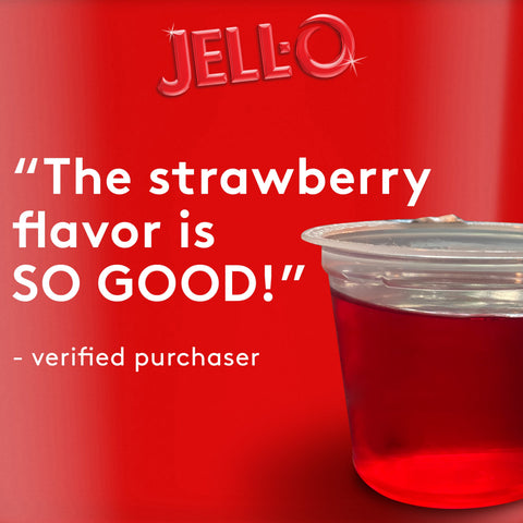 Jell O Strawberry Gelatin, 3.38 ounce -- 24 per case