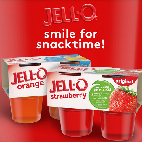 Jell O Strawberry Gelatin, 3.38 ounce -- 24 per case