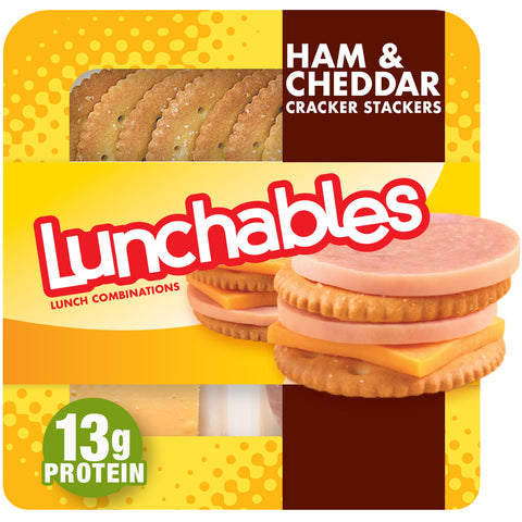 Kraft Oscar Mayer Lunchable Ham and Cheddar Cheese, 4.5 Ounce -- 16 per case.