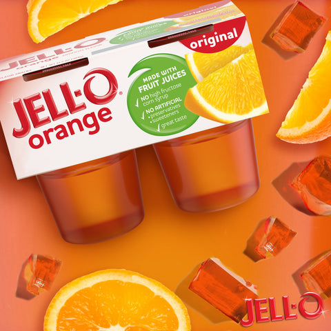 Jell-O GELATIN ORANGE READY TO EAT