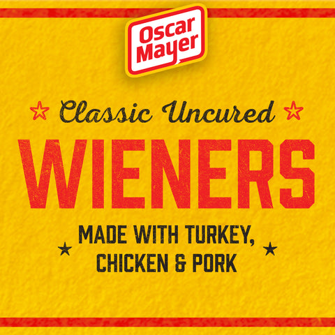 Kraft Oscar Mayer Hot Dog - Wiener with Turkey Chicken and Pork, 16 Ounce -- 12 per case.