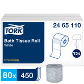 Tork Premium TISSUE BATH PREMIUM WHITE 2-PLY 4X4.35