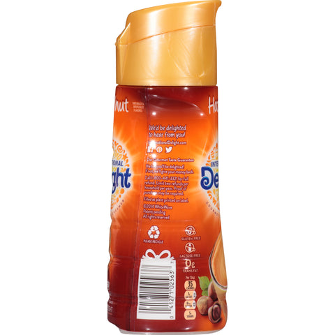 International Delight Hazelnut Coffee Creamer, 16 Fluid Ounce -- 6 per case.