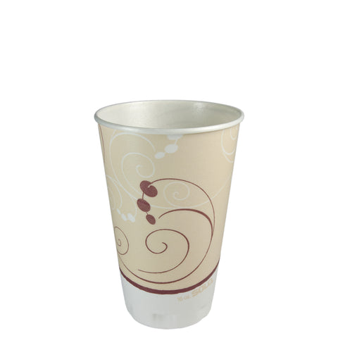 Dart Solo Trophy Plus Symphony Design Dual Temperature Insulated Foam Cup, 16 Ounce - 50 per pack -- 15 packs per case
