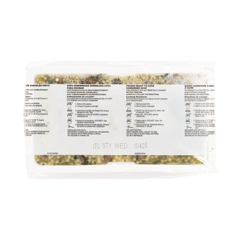 Campbells Frozen Condensed Italian Wedding Soup - 4 lb. tray, 3 per case