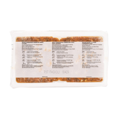 Campbells Frozen Condensed Pasta Fagioli Soup - 4 lb. tray, 3 per case