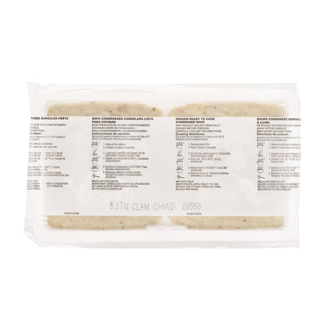 Campbells Frozen Condensed Boston Clam Chowder - 4 lb. tray, 3 per case