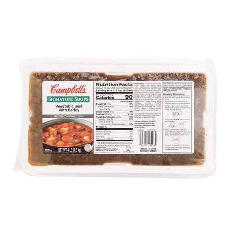 Campbells Vegetable Beef Soup, 4 Pound -- 3 per case.