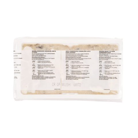 Campbells Condensed Frozen Cream of Mushroom Soup - 4 lb. tray, 3 per case