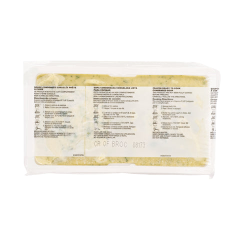 Campbells Frozen Condensed Cream of Broccoli Soup - 4 lb. tray, 3 per case